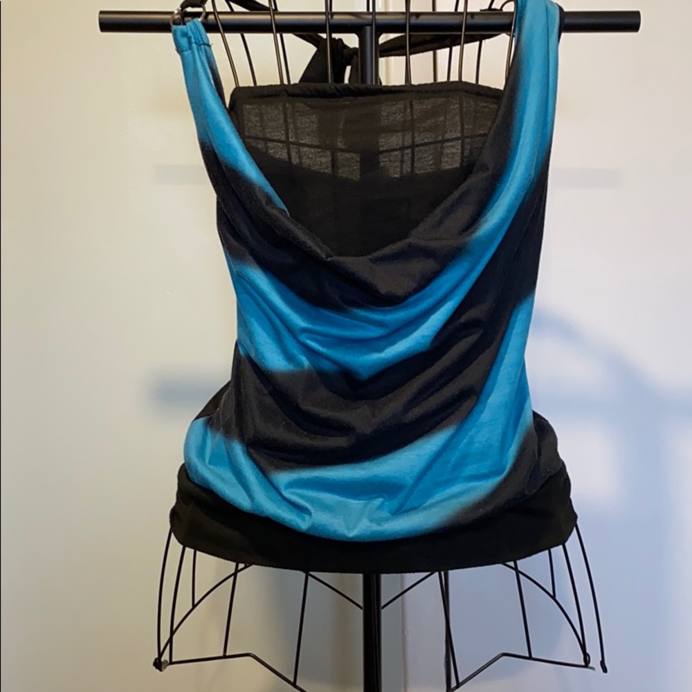 Halter top with built in under shirt.